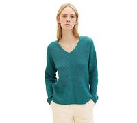 TOM TAILOR Women's 1039242 Sweater, 32402-ever Green Melange, S