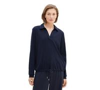 TOM TAILOR Women's 1039779 Sweatshirt, 10668-Sky Captain Blue, M