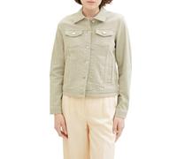 TOM TAILOR Women's 1040479 Denim Jacket, 34895-Desert Green, M