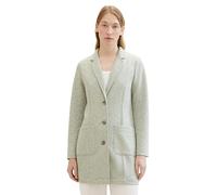 TOM TAILOR Women's 1040547 Coat, 35063-Desert Green Ck Structure, M