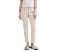 TOM TAILOR Women's 1040963 Tapered Fit Pant, 21650-Summer Beige, 42W x 28L
