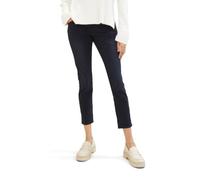 TOM TAILOR Women's Tapered Fit Trousers, 10668 - Sky Captain Blue, 36W x 28L