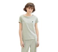 TOM TAILOR Women's 1041289 T-Shirt, 34895-Desert Green, Large