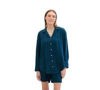 TOM TAILOR Women's 1041689 Blouse, 13353-Moes Blue, 18