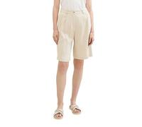 TOM TAILOR Women's 1041932 Bermuda Shorts, 21650 - Summer Beige,