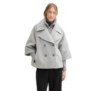 TOM TAILOR Women's 1043723 Jacket, 21373-Medium Silver Grey Melange, S