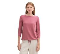 TOM TAILOR Women's 1044197 Long-Sleeved T-Shirt, 21181 Wine Rose Pink, S