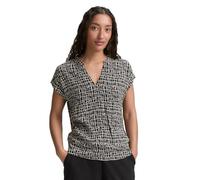 TOM TAILOR Women's 1046212 Blouse, 38117-Abstract Black Grid Design, 14