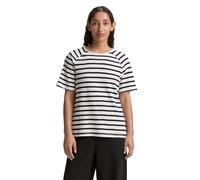 TOM TAILOR Women's 1046426 T-Shirt, 38305-Black Off White Stripe, XS