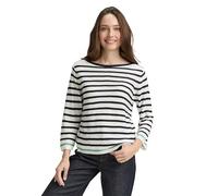 TOM TAILOR Women's 1046539 Pullover Sweater, 37829-Offwhite Green Navy Stripe, XL
