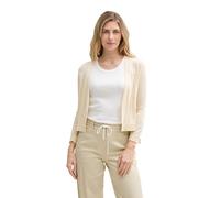 TOM TAILOR Women's 1047077 Cardigan, 37762-Champagne, M