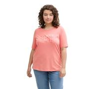 TOM TAILOR Women's 1048231 T-Shirt, 14980-Rosewood Pink, 24