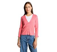 TOM TAILOR Women's 1050788 Cardigan, 40029-Soft Coral Pink, S