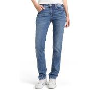 TOM TAILOR Women's 20622022 Alexa Straight Jeans, 10125 - Random Bleached Blue Denim, 32W / 32L