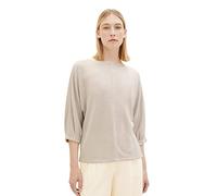 TOM TAILOR Women's 3/4 Sleeve T-Shirt, 16339-clouds Grey, XL