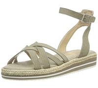Tom Tailor Women's 3295805 Sandal, khaki, 5 UK
