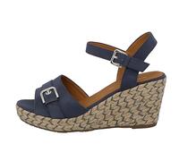 TOM TAILOR Women's 5390010024 Wedge Sandal, Denim, 6.5 UK