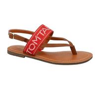 TOM TAILOR Women's 5390307 Flat Sandal, Cognac Orange, 8 UK