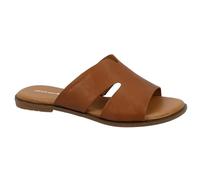 TOM TAILOR Women's 5393902 Flat Slipper, camel, 8 UK
