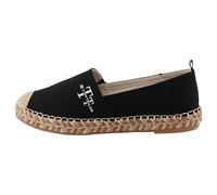 TOM TAILOR Women's 7490250003 Flat Slipper, Black, 8 UK