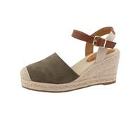 Tom Tailor Women's 7490730001 Wedge Sandal, ltkhaki, 4.5 UK