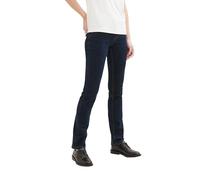 TOM TAILOR Women's 1041100 Alexa Straight Jeans, 10115-Clean Rinsed Blue Denim, 28W x 30L