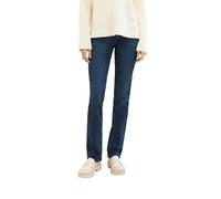 TOM TAILOR Women's 1008119 Alexa Straight Jeans, 10282 Dark Stone Wash Denim, 31W x 32L