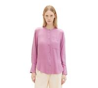 TOM TAILOR Women's Basic Blouse with Chest Pocket, 33963-mauvy Plum Melange, 18