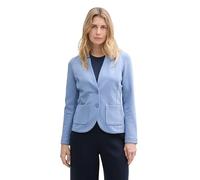 TOM TAILOR Women's Basic Ottoman Blazer with Pockets, 37106 - Flawless Blue, S