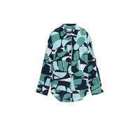 TOM TAILOR Women's 1046193 Blouse, 37800-Green Dots and Shapes Design, 16