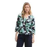 TOM TAILOR Women's 1046190 Blouse, 37800-Green Dots and Shapes Design, 16