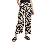 TOM TAILOR Women's Culotte Trousers, 38070 - Abstract Beige Zebra, 38W x 28L