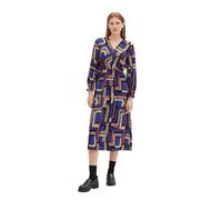TOM TAILOR Women's Dress, 33970 - Black Abstract Design, 14
