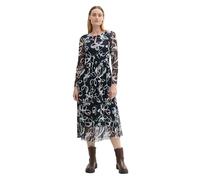 TOM TAILOR Women's 1043038 Dress, 36554-Painterly Floral Design, 10