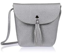TOM TAILOR Women's Ida Shoulder Bag, Silver, 17x4,5x16