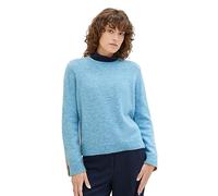 TOM TAILOR Women's Jumper, 12391 - Clear Light Blue Melange, S