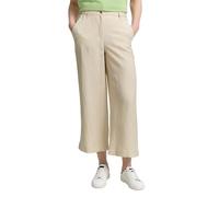 TOM TAILOR Women's Linen Blend Culotte Trousers, 37762 - Champagne, 34W x 28L