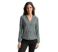 TOM TAILOR Women's Long-Sleeved T-Shirt, 39082 - Irregular Moss Graphic Design, XS