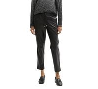 TOM TAILOR Women's Loose Fit Trousers, 14482 - Deep Black, 38W x 28L
