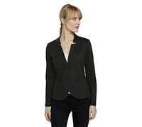 TOM TAILOR Women's Ottoman Blazer, 14482-Deep Black, M