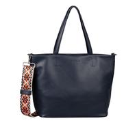 TOM TAILOR Palina Women's Shopper Shoulder Bag Zip Large Blue, blue, L, Modern