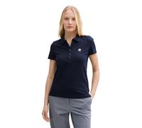 TOM TAILOR Women's Polo Shirt, 10668 - Sky Captain Blue, L