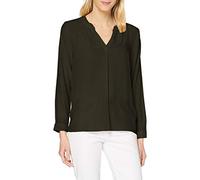 TOM TAILOR Women's Rüschen Ruffle Trim, 11172 Dark Rosin Green, 10