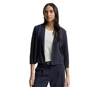 TOM TAILOR Women's Shawl Collar Cardigan, 10668 - Sky Captain Blue, XL