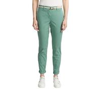 TOM TAILOR Women's 1045433 Chino Trousers, 13010-Faded Green, 36W x 32L