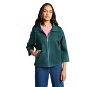 TOM TAILOR Women's Sweat Jacket, 14714 - Deep Meadow Green Melange, XL