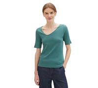 TOM TAILOR Women's 1041210 T-Shirt, 10697-Sea Pine Green, XXL