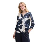 TOM TAILOR Women's T-Shirt, 37124 - Big Floral Shapes Design, M