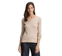 TOM TAILOR Women's T-Shirt, 39381 - Off White Taupe Small Stripe, L