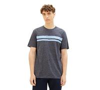 TOM TAILOR women's T-shirt with a heart print, dusty pastel pink, XXS